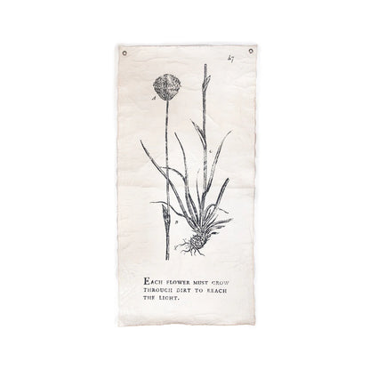 Handmade Botanical Wall Tarp