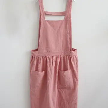 Cotton Double Pockets Apron
