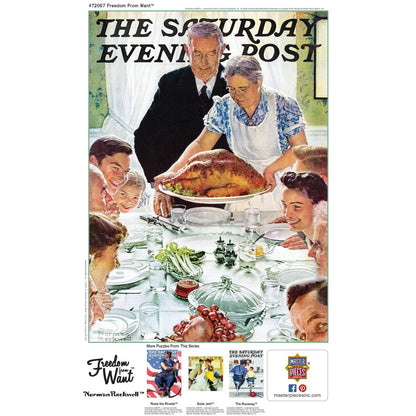 Saturday Evening Post - Freedom from Want 1000 Piece Puzzle
