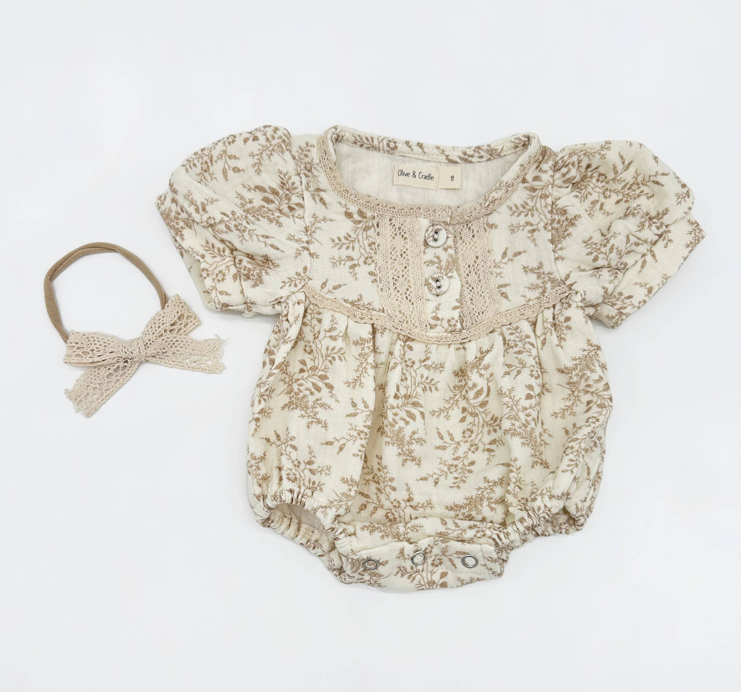 Elodie Short Sleeve Romper