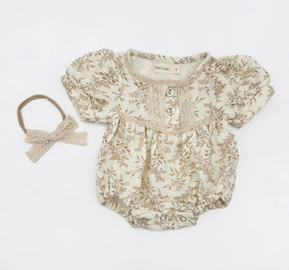 Elodie Short Sleeve Romper