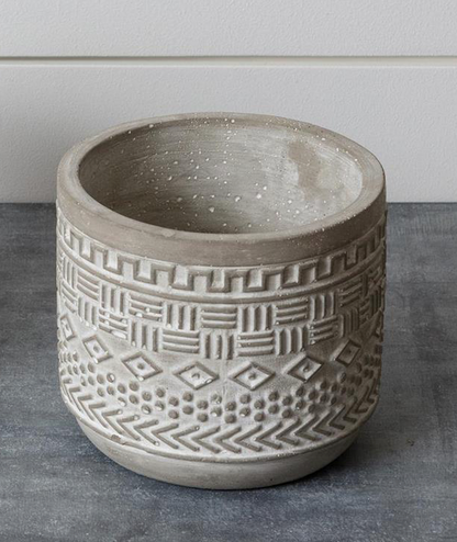 Aztec Cement Planters