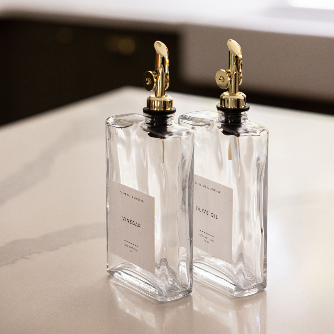O & V Rectangle Bottles