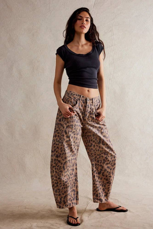 Leopard Jeans
