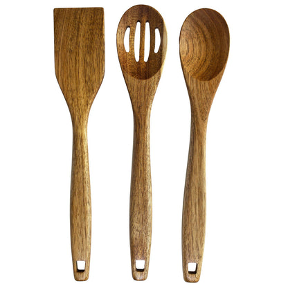 Acacia Wood Cooking Utensil Set
