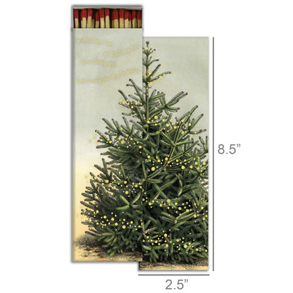 Matches - Oh, Christmas Tree - Gold Foil - Green