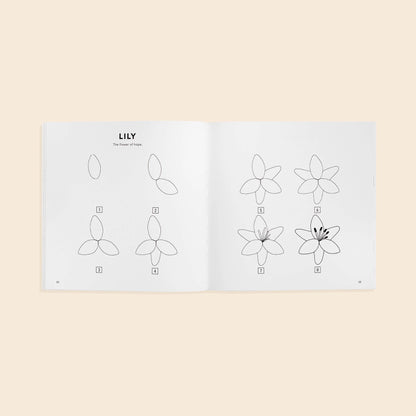 How to Draw Modern Flowers for Kids