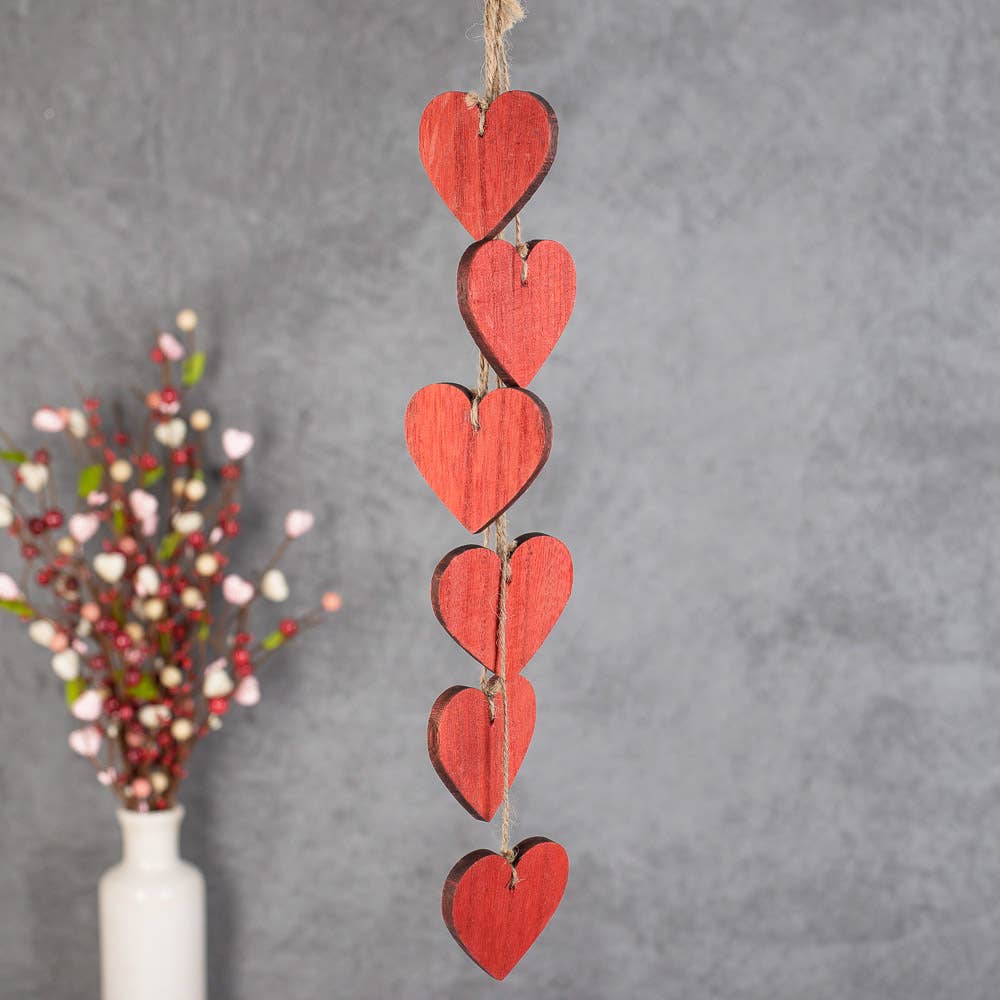 Wood Heart Hanger