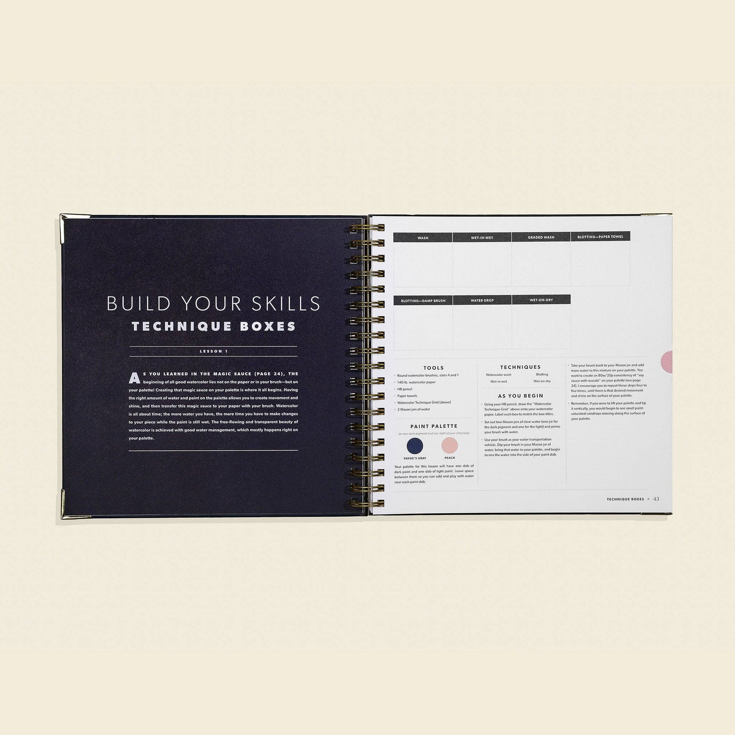 How-to Watercolor Book
