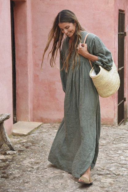 The Bonita Dress - Fern