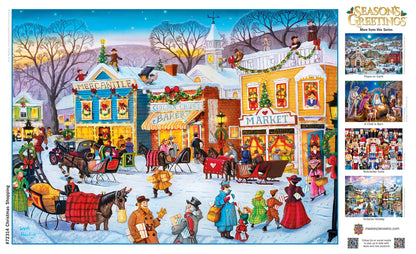 Season's Greetings - Christmas Shopping 1000 Piece Puzzle