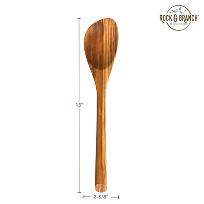 Olive Wood Cooking Spoon, Safe for Nonstick