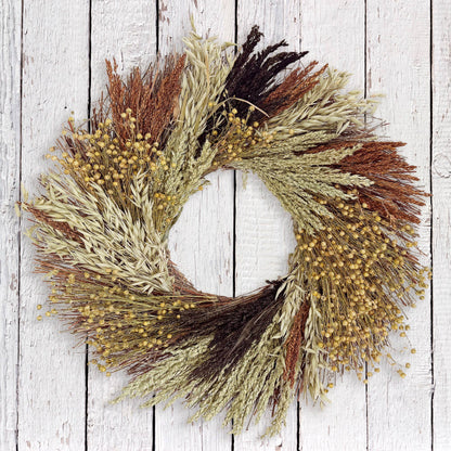 Autumn Grains Wreath