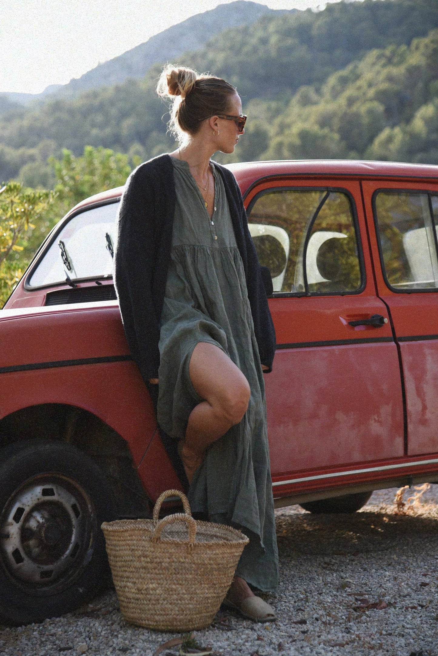 The Bonita Dress - Fern