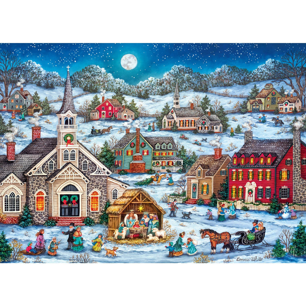 Season's Greetings - Peace on Earth 1000 Piece Puzzle