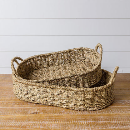 Seagrass Basket Trays