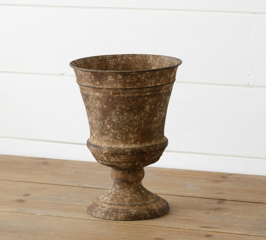 Rust Iron Urn