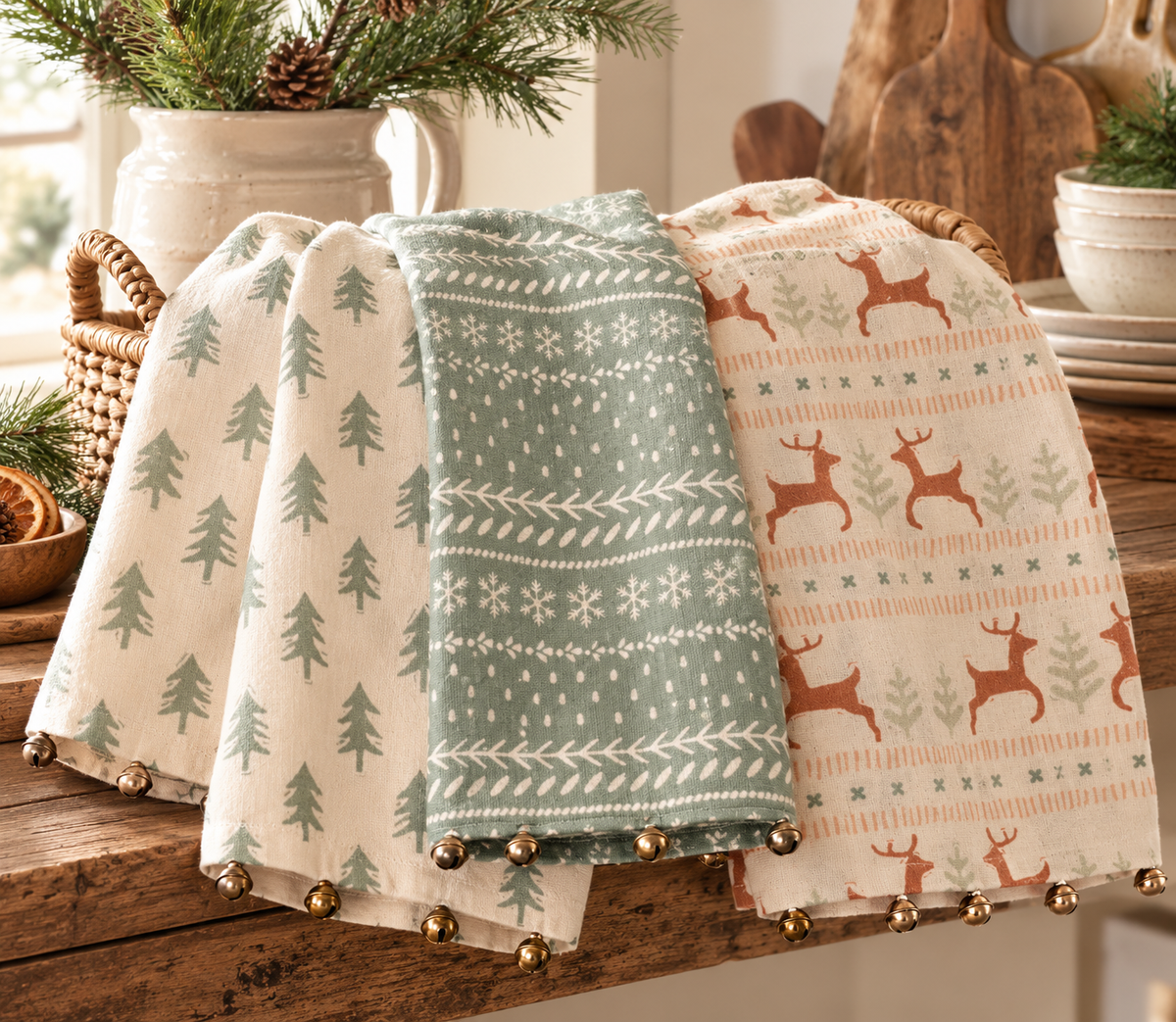 Tea Towels w bells