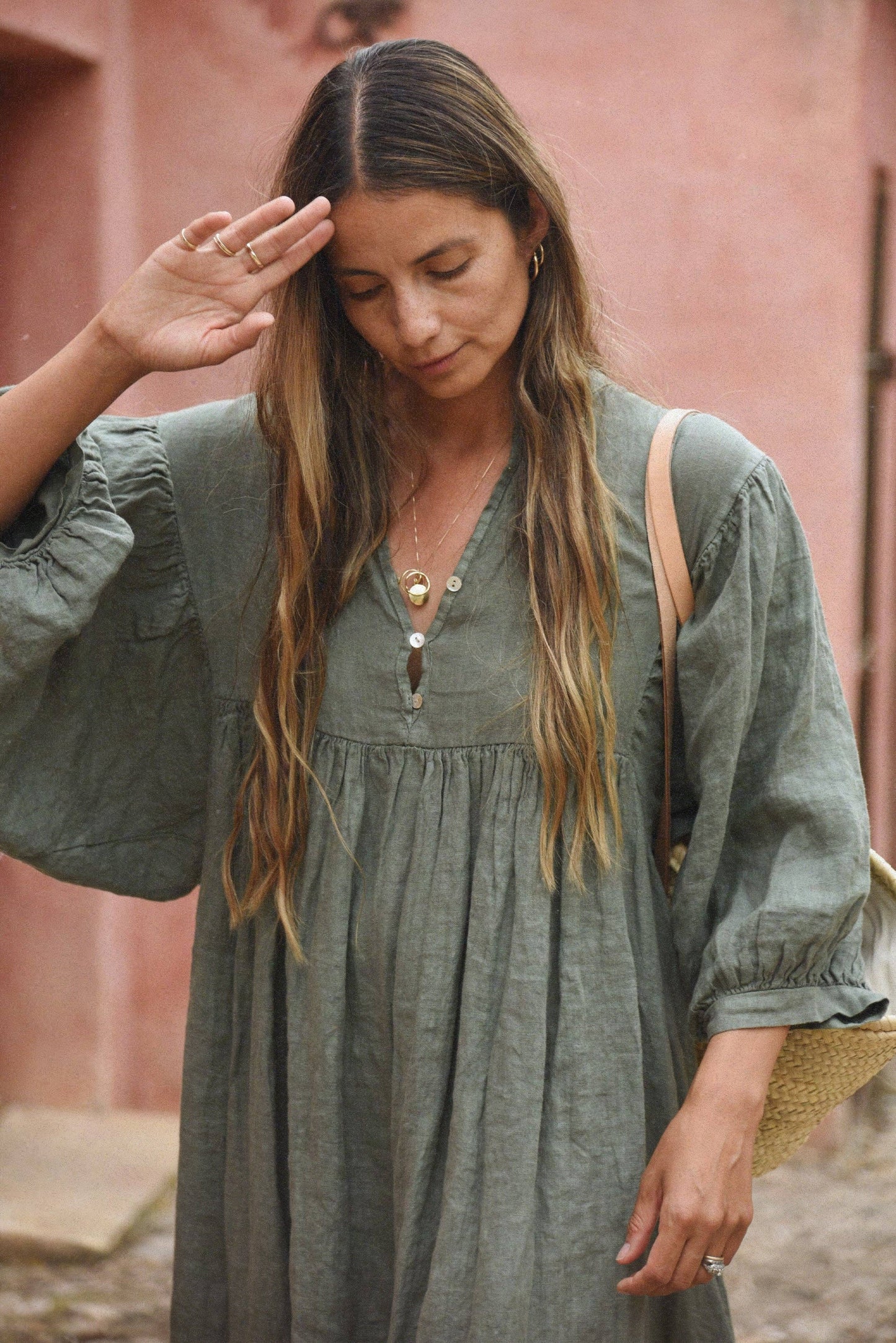 The Bonita Dress - Fern