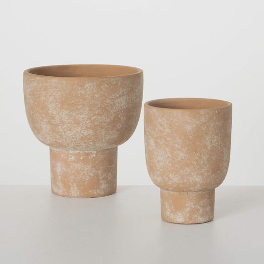 Terracotta Goblet Planters