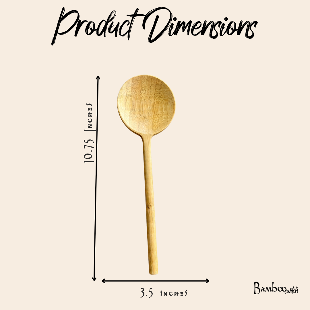 Bamboo Serving Spoon | Circle | Kitchen Bestseller