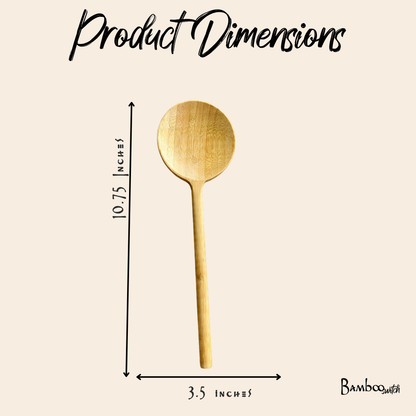 Bamboo Serving Spoon | Circle | Kitchen Bestseller