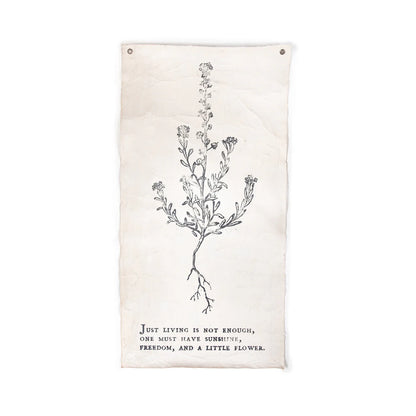 Handmade Botanical Wall Tarp