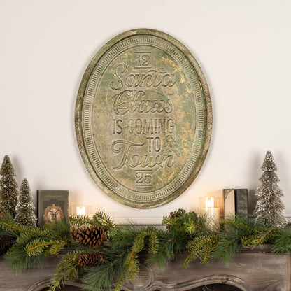 Santa Clause Is Coming To Town Sign