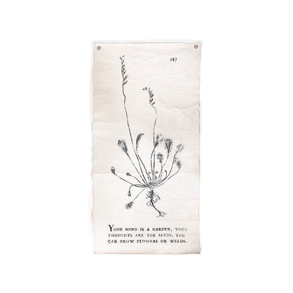 Handmade Botanical Wall Tarp
