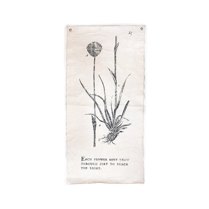 Handmade Botanical Wall Tarp