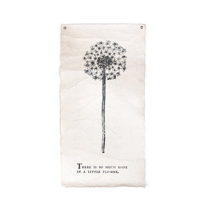 Handmade Botanical Wall Tarp