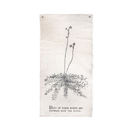 Handmade Botanical Wall Tarp