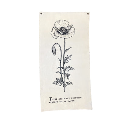 Handmade Botanical Wall Tarp