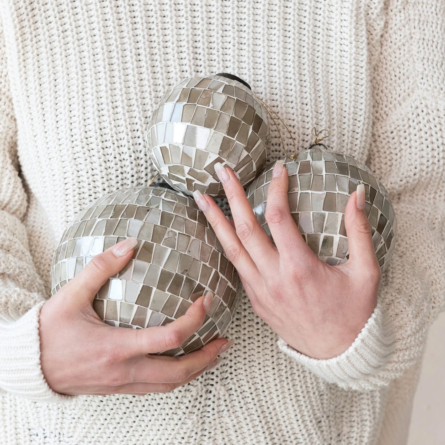 Mosaic Ball Ornament