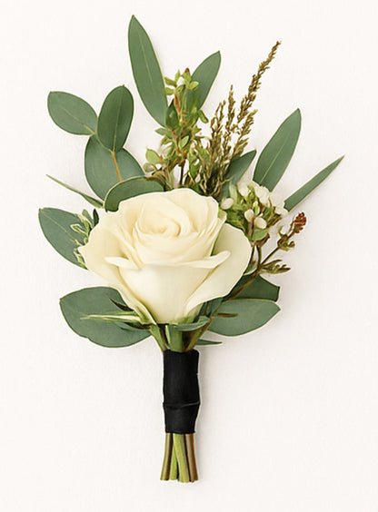 Prom Floral Order – Boutonniere, Wrist Corsage, or Both