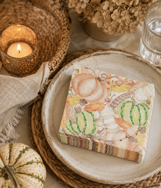 Cocktail Napkins Fall