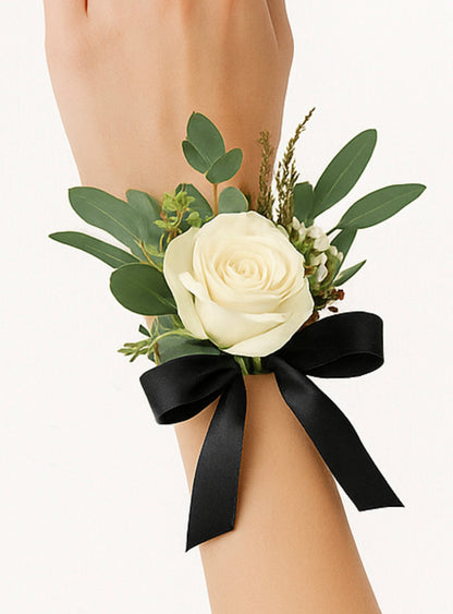 Prom Floral Order – Boutonniere, Wrist Corsage, or Both