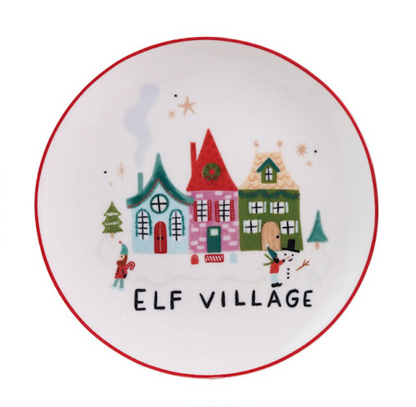 Plate w/ Village