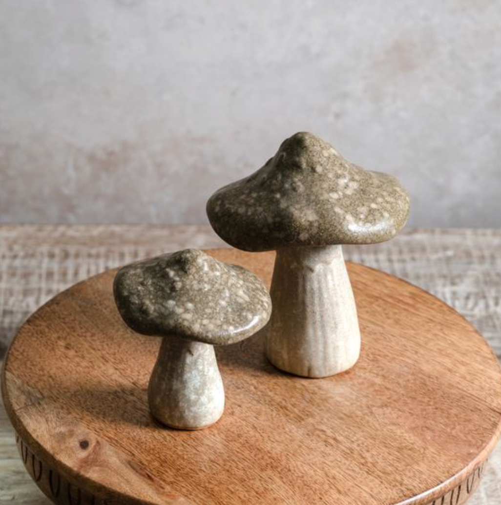 Stoneware Mushrooms