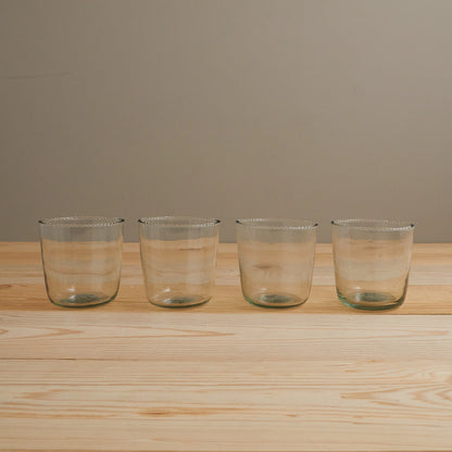 Ruffle Rock Glass