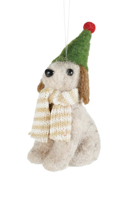 Felt Dog Ornament