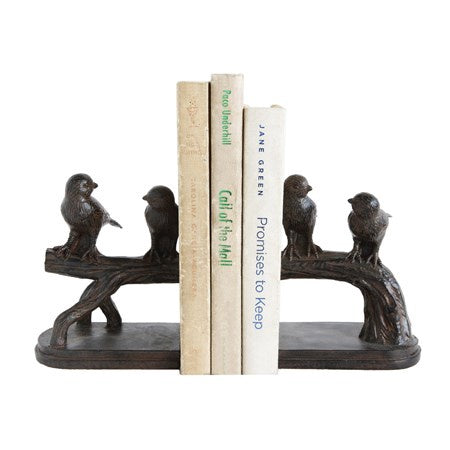 Bird On Branch Bookends
