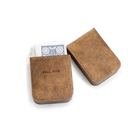 Full Deck Cards - Leather Case