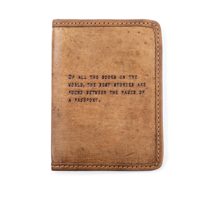 Passport Cover w/ Quote