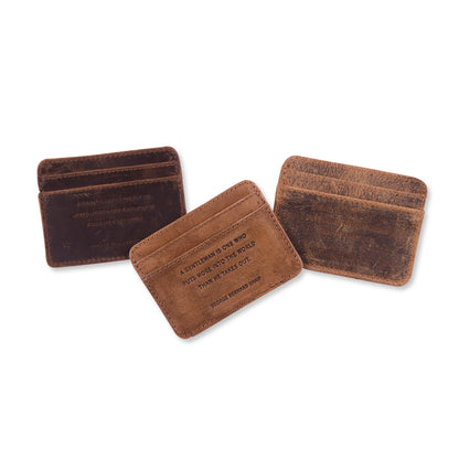 Wallet w/ Saying