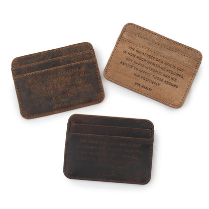 Wallet w/ Saying