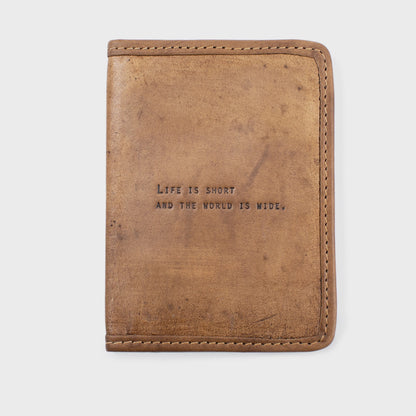 Passport Cover w/ Quote