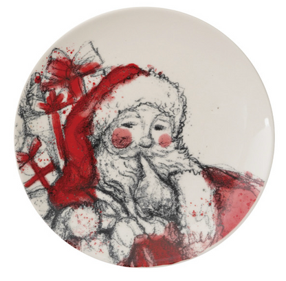 Dish w/ Santa