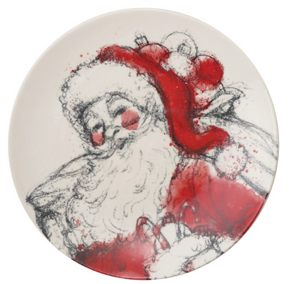 Dish w/ Santa