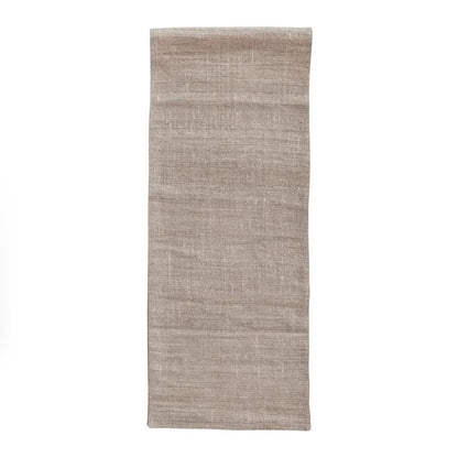72"L x 14"W Woven Hemp Fiber & Cotton Table Runner, Natural